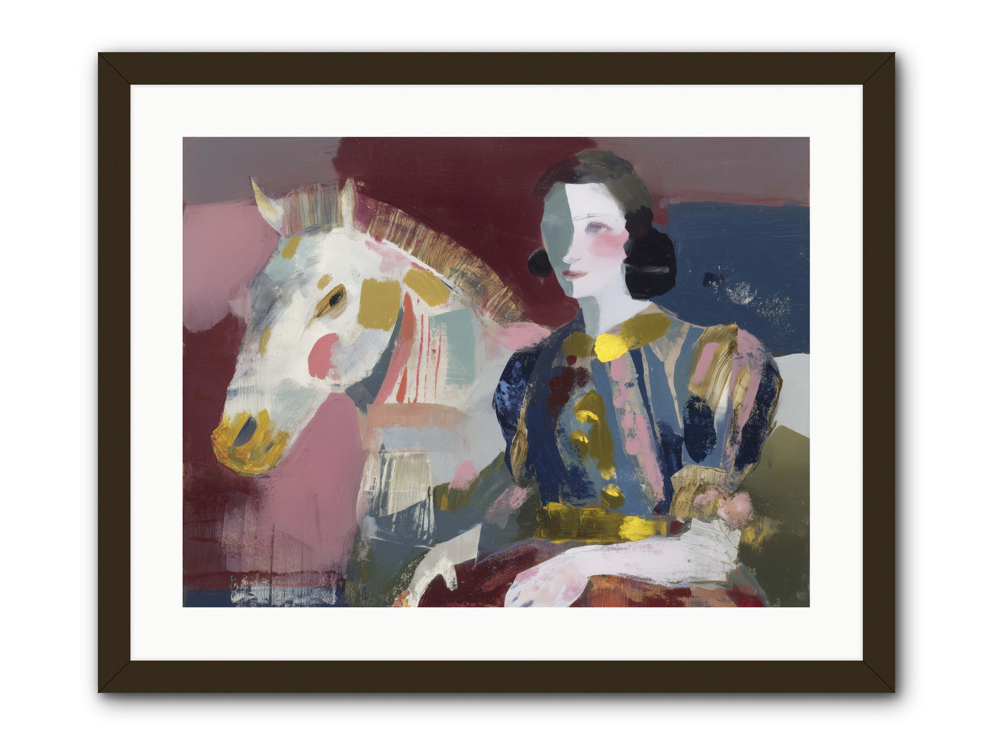 Woven Into Every Tale -- Framed Print - Black 24x18