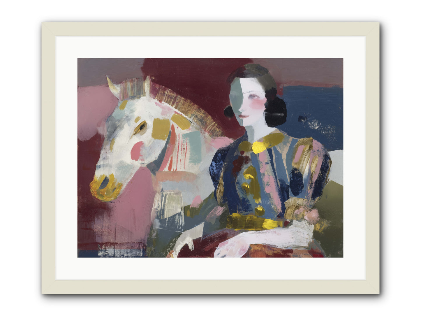 Woven Into Every Tale -- Framed Print - White 24x18