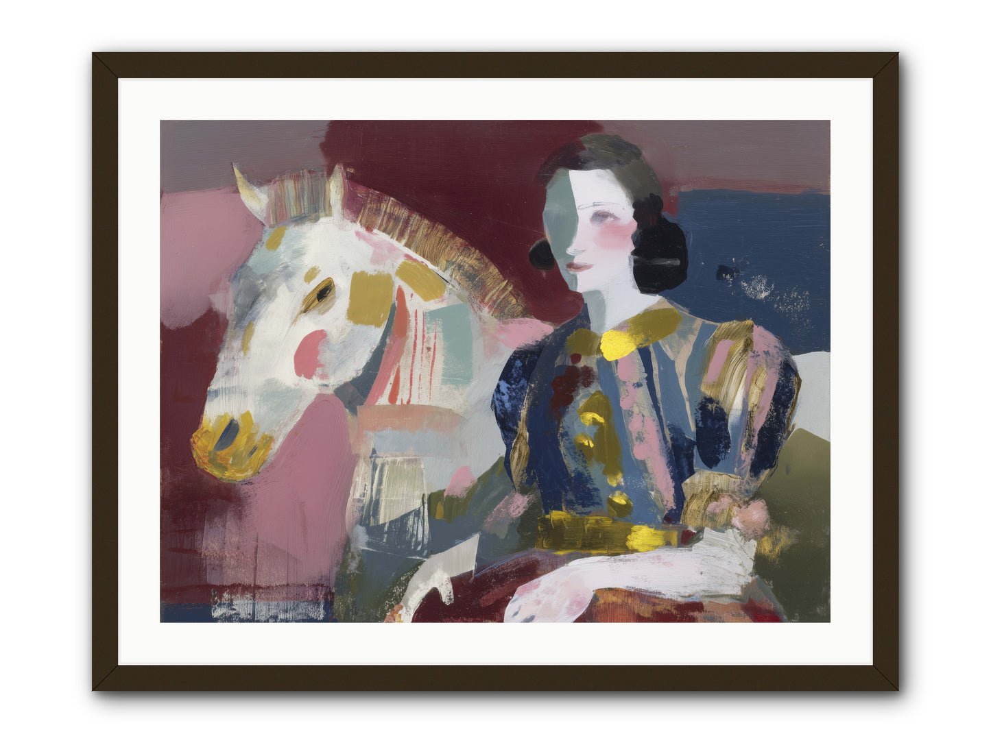 Woven Into Every Tale -- Framed Print - Black 32x24