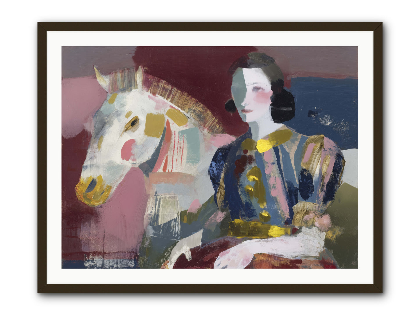 Woven Into Every Tale -- Framed Print - Black 40x30