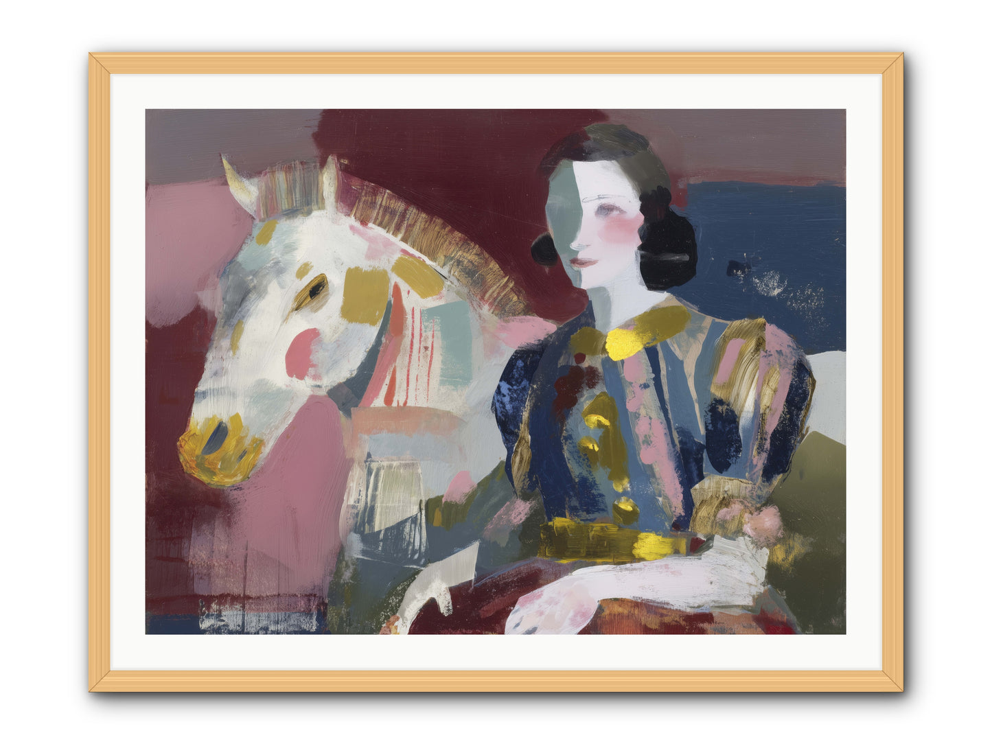 Woven Into Every Tale -- Framed Print - Natural 40x30