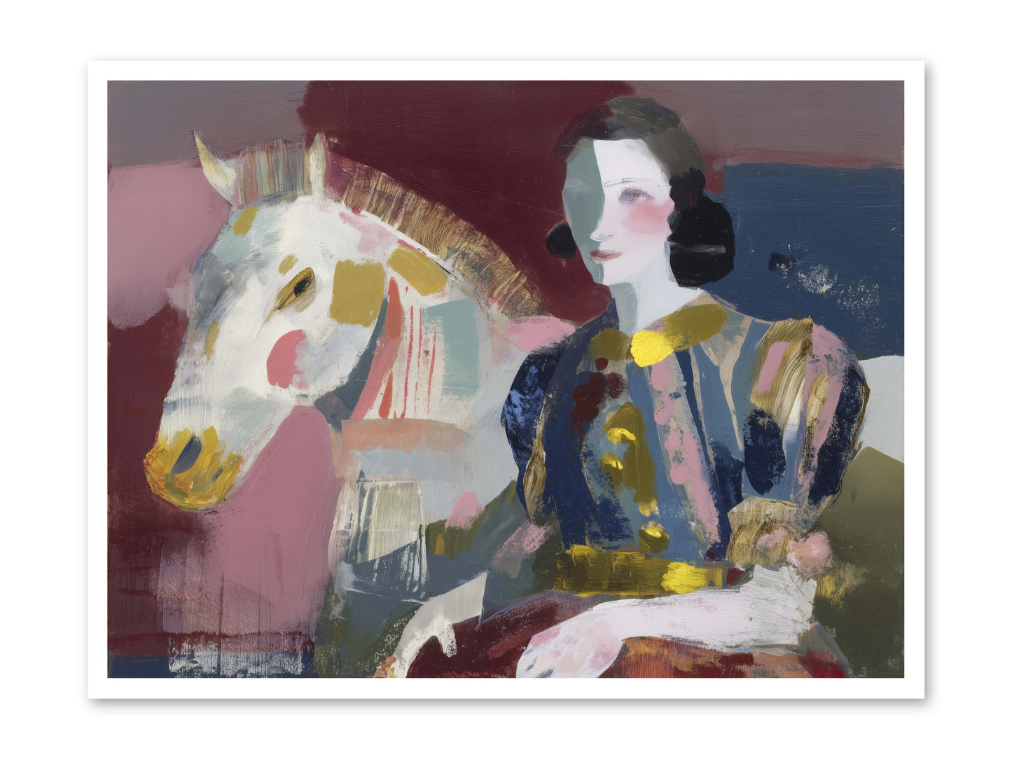 Woven Into Every Tale -- Loose Canvas Print 40x30