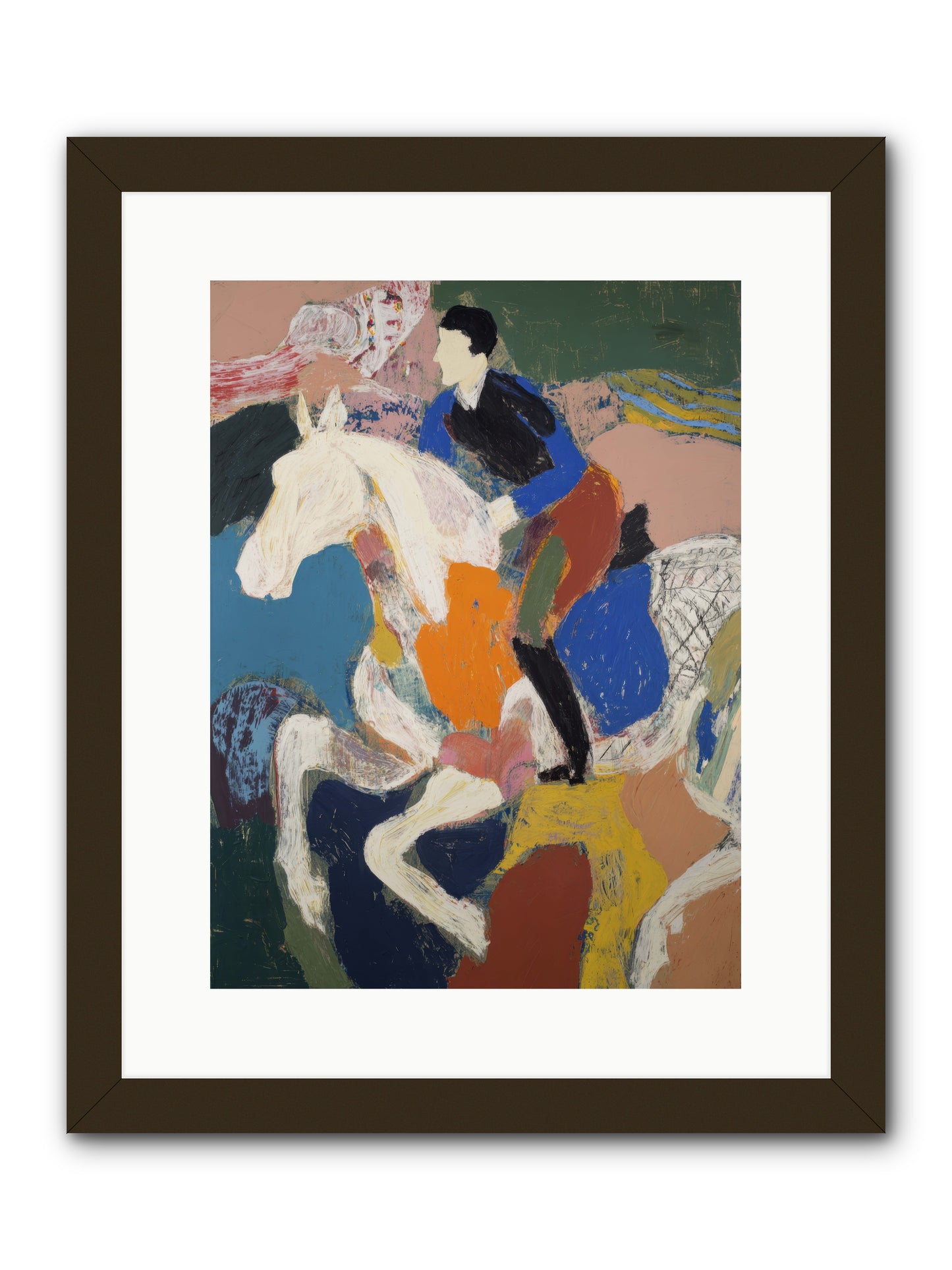 Woven Into the Wind -- Framed Print - Black 12x16