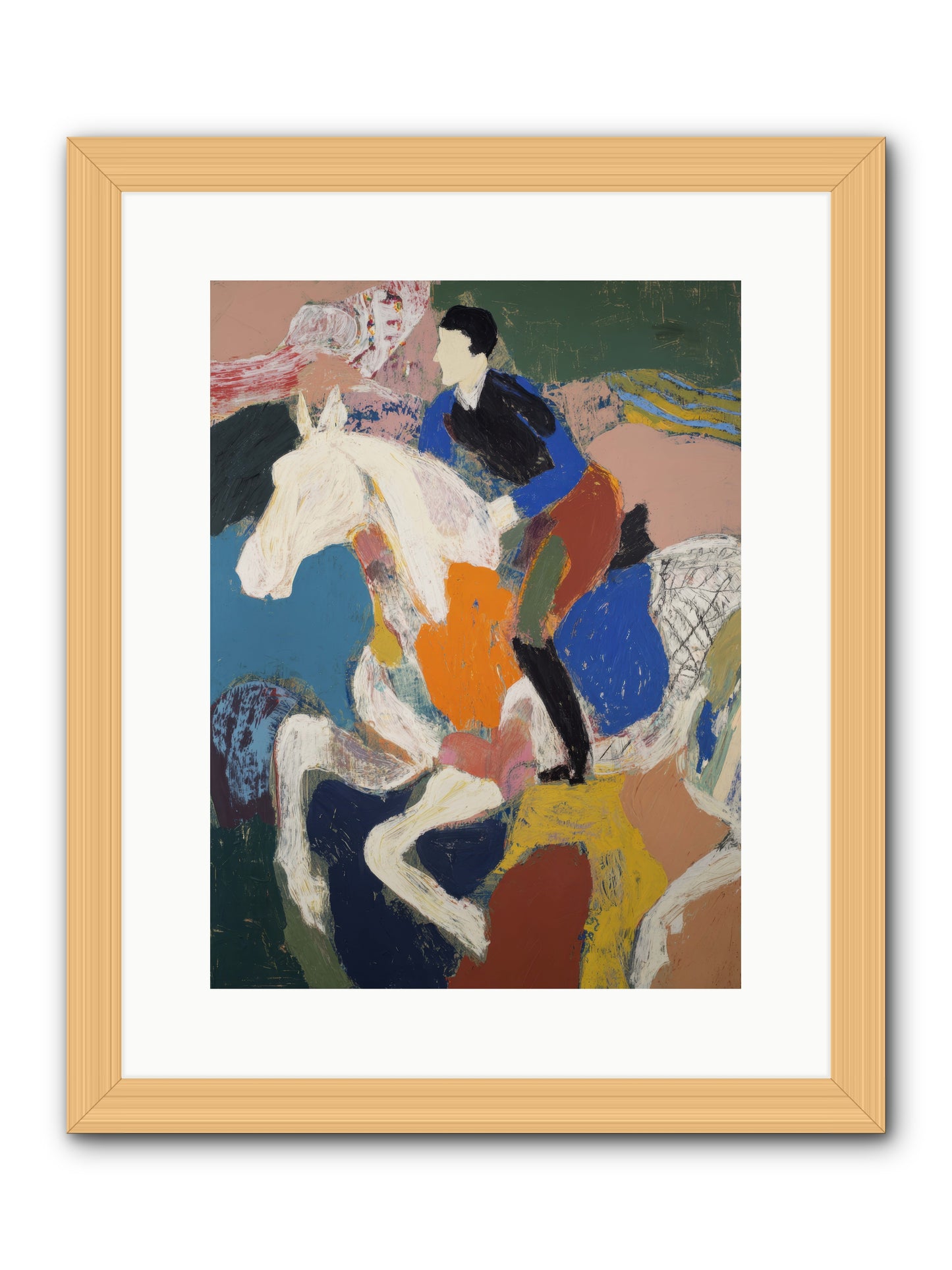 Woven Into the Wind -- Framed Print - Natural 12x16
