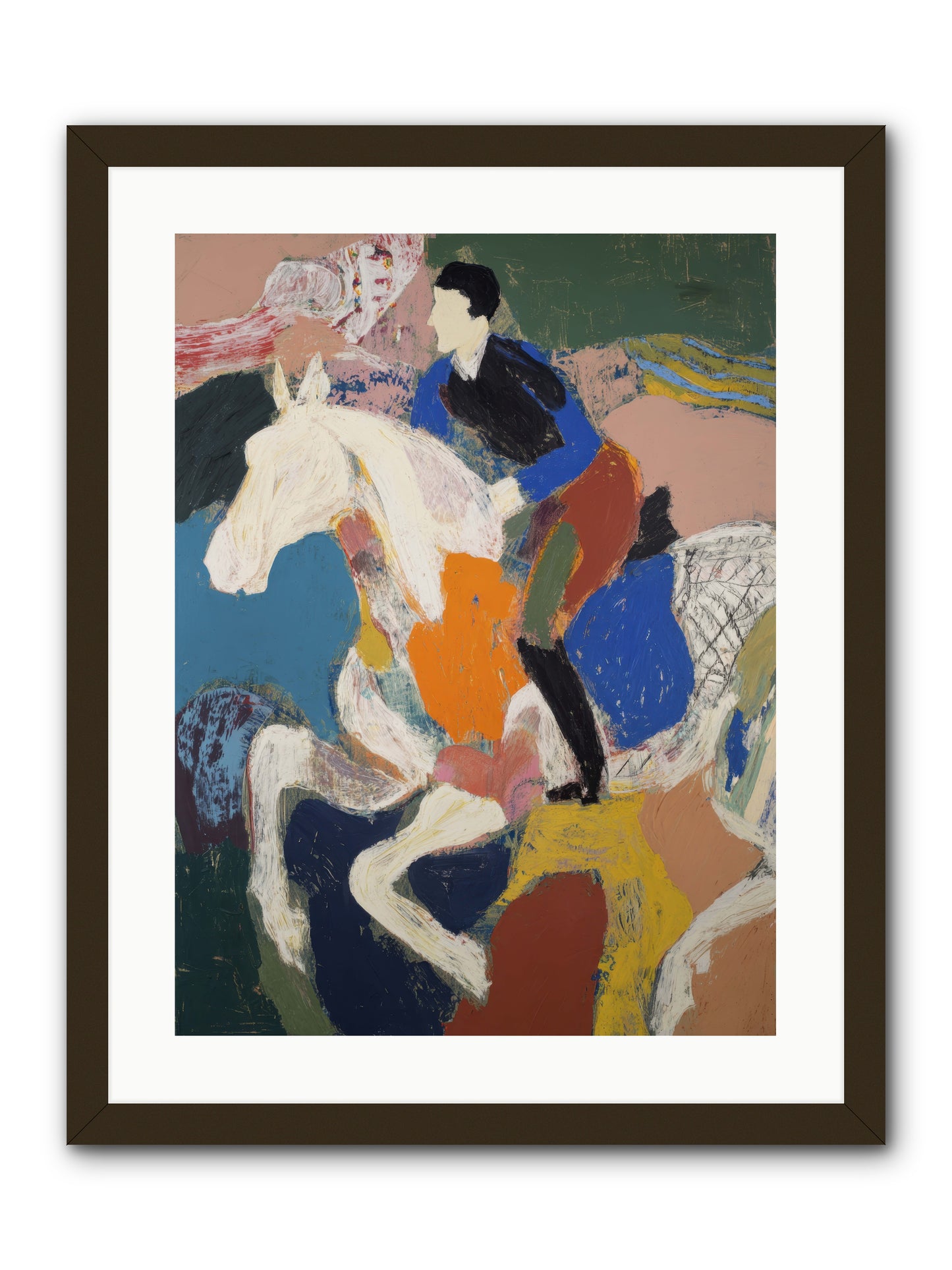 Woven Into the Wind -- Framed Print - Black 18x24