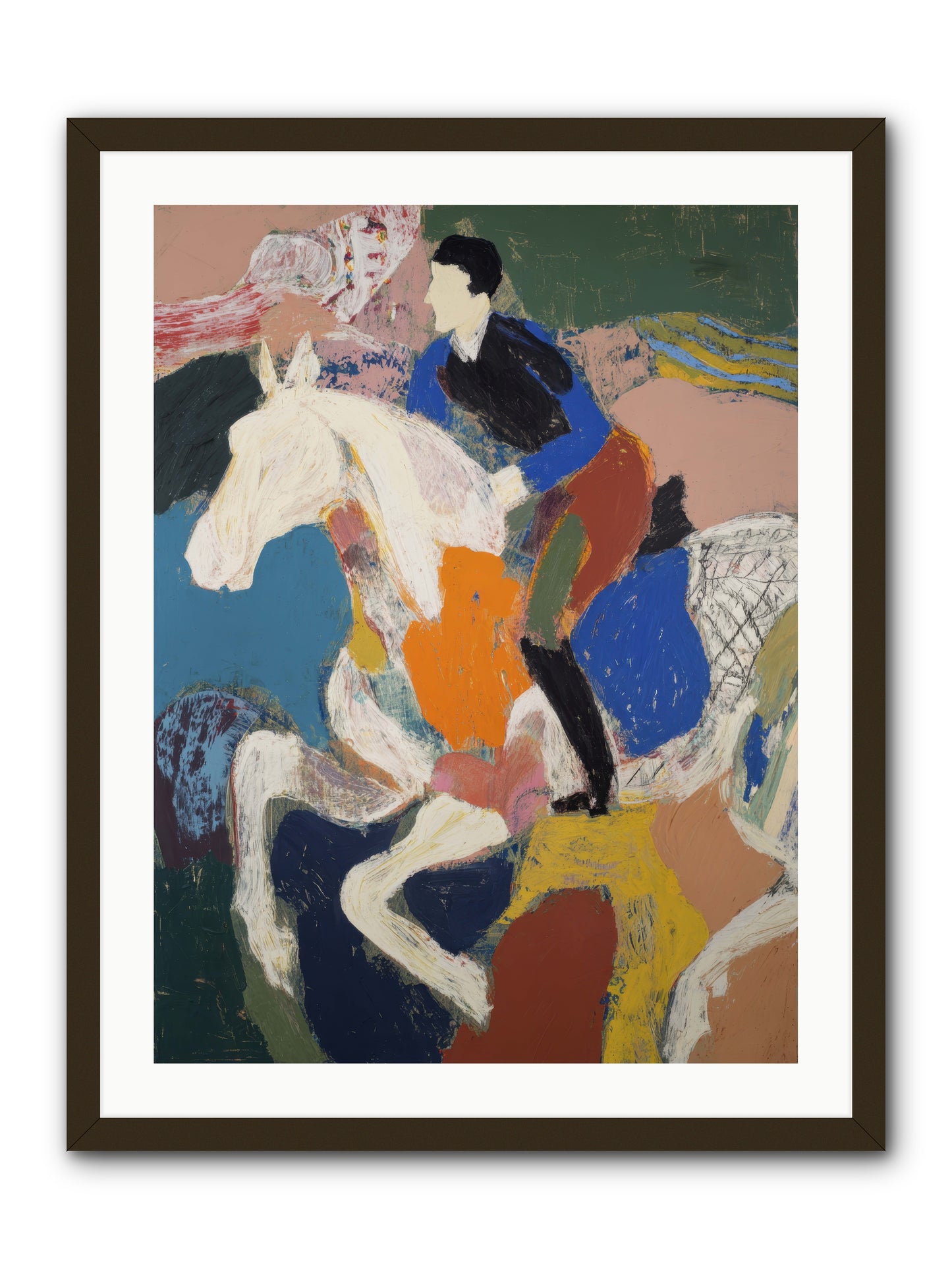 Woven Into the Wind -- Framed Print - Black 24x32