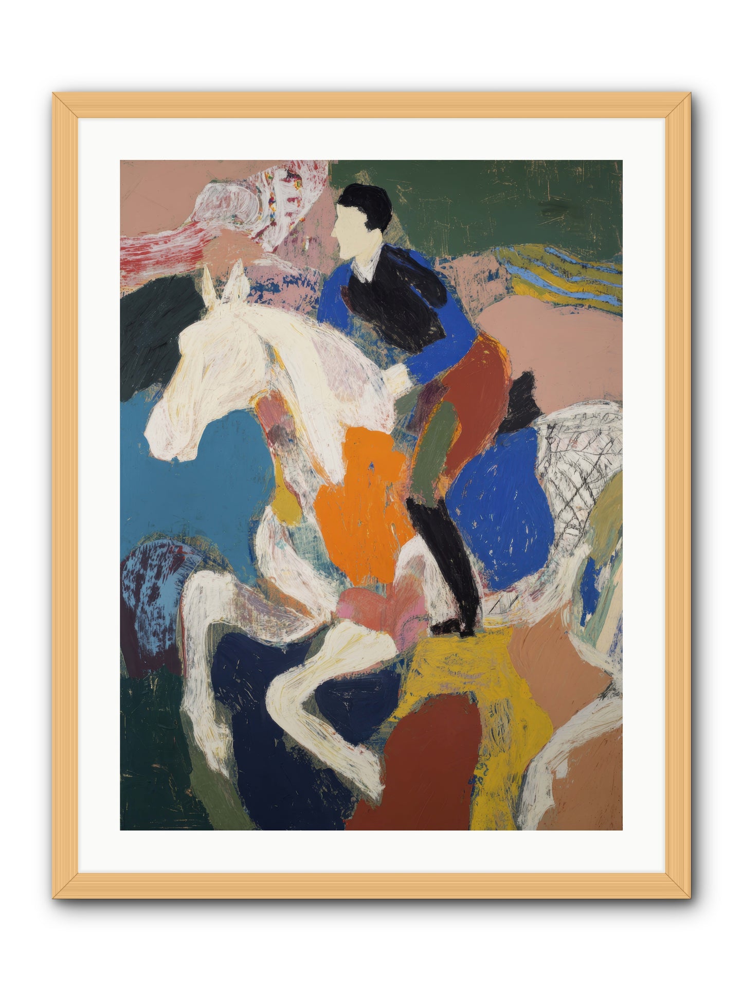 Woven Into the Wind -- Framed Print - Natural 24x32