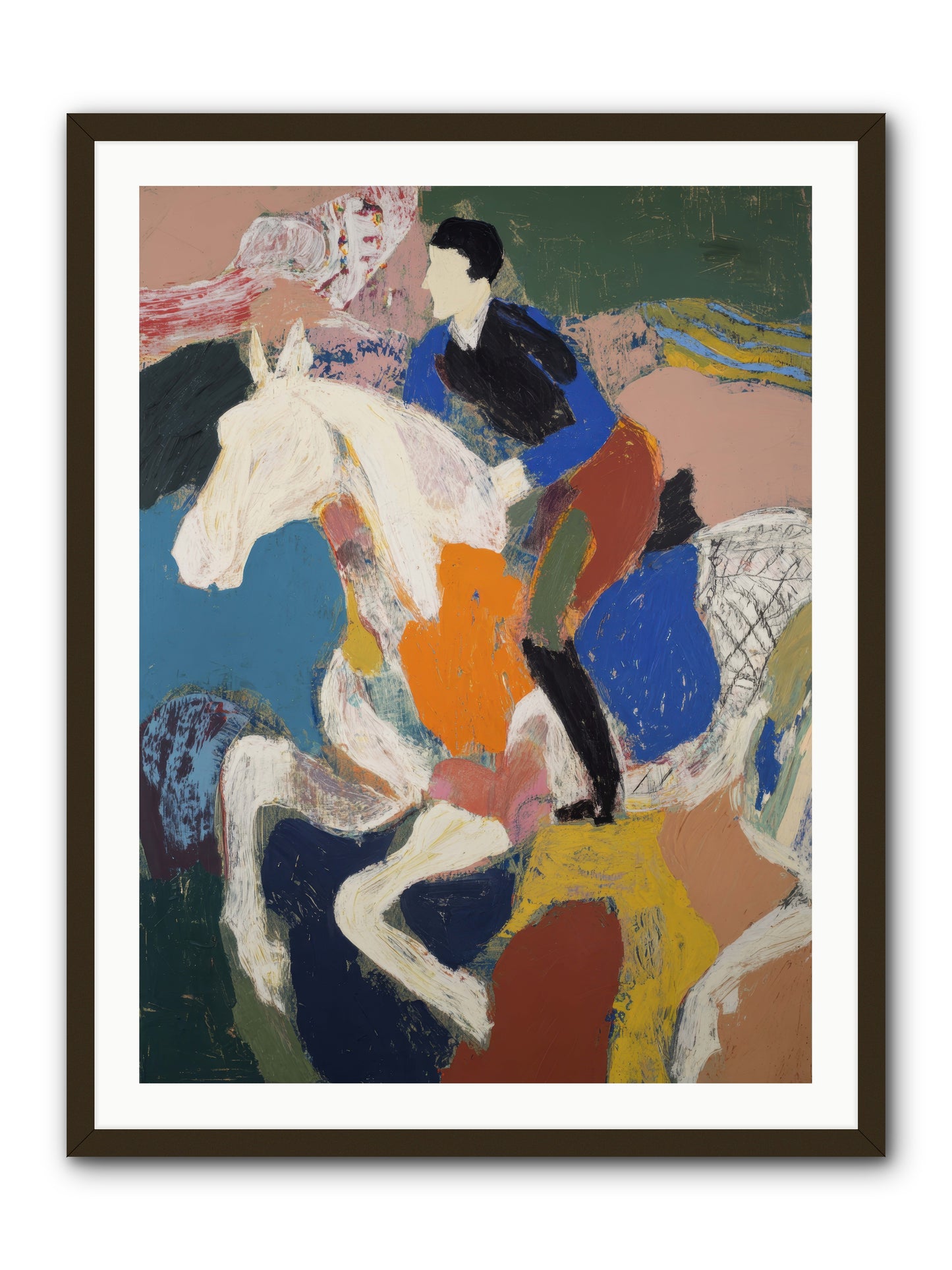 Woven Into the Wind -- Framed Print - Black 30x40