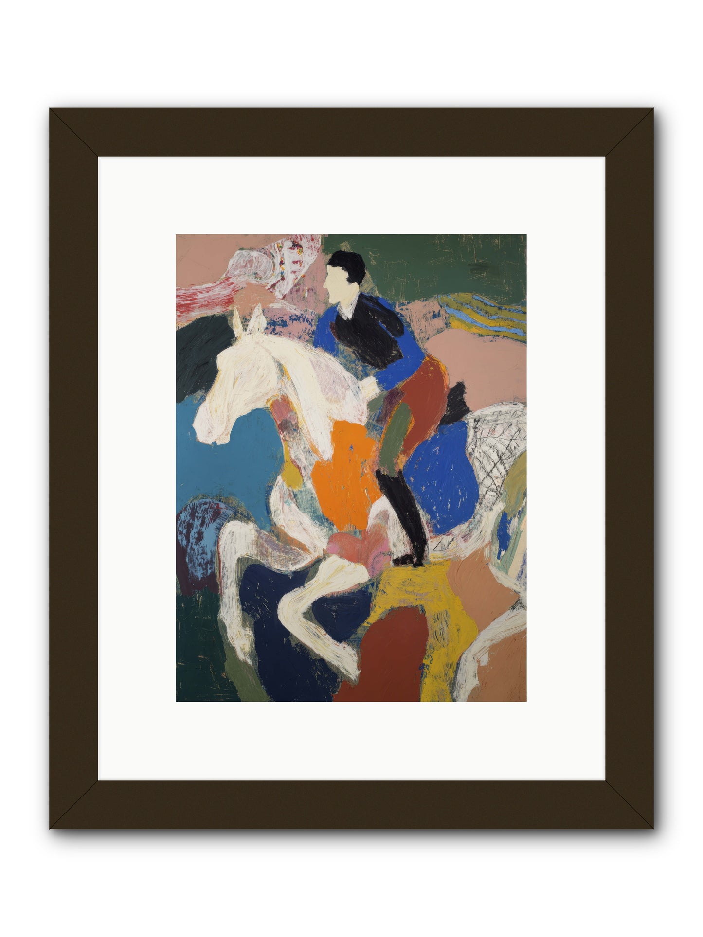 Woven Into the Wind -- Framed Print - Black 9x12