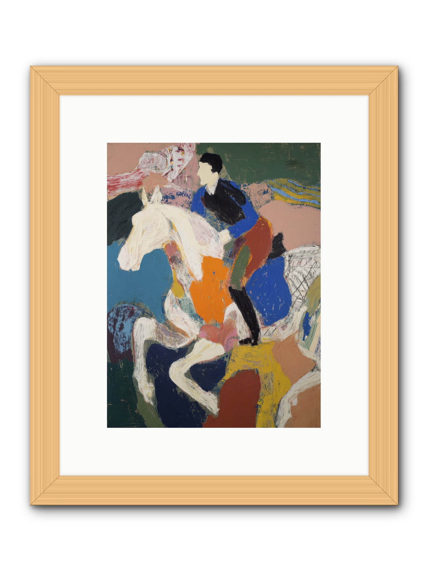 Woven Into the Wind -- Framed Print - Natural 9x12