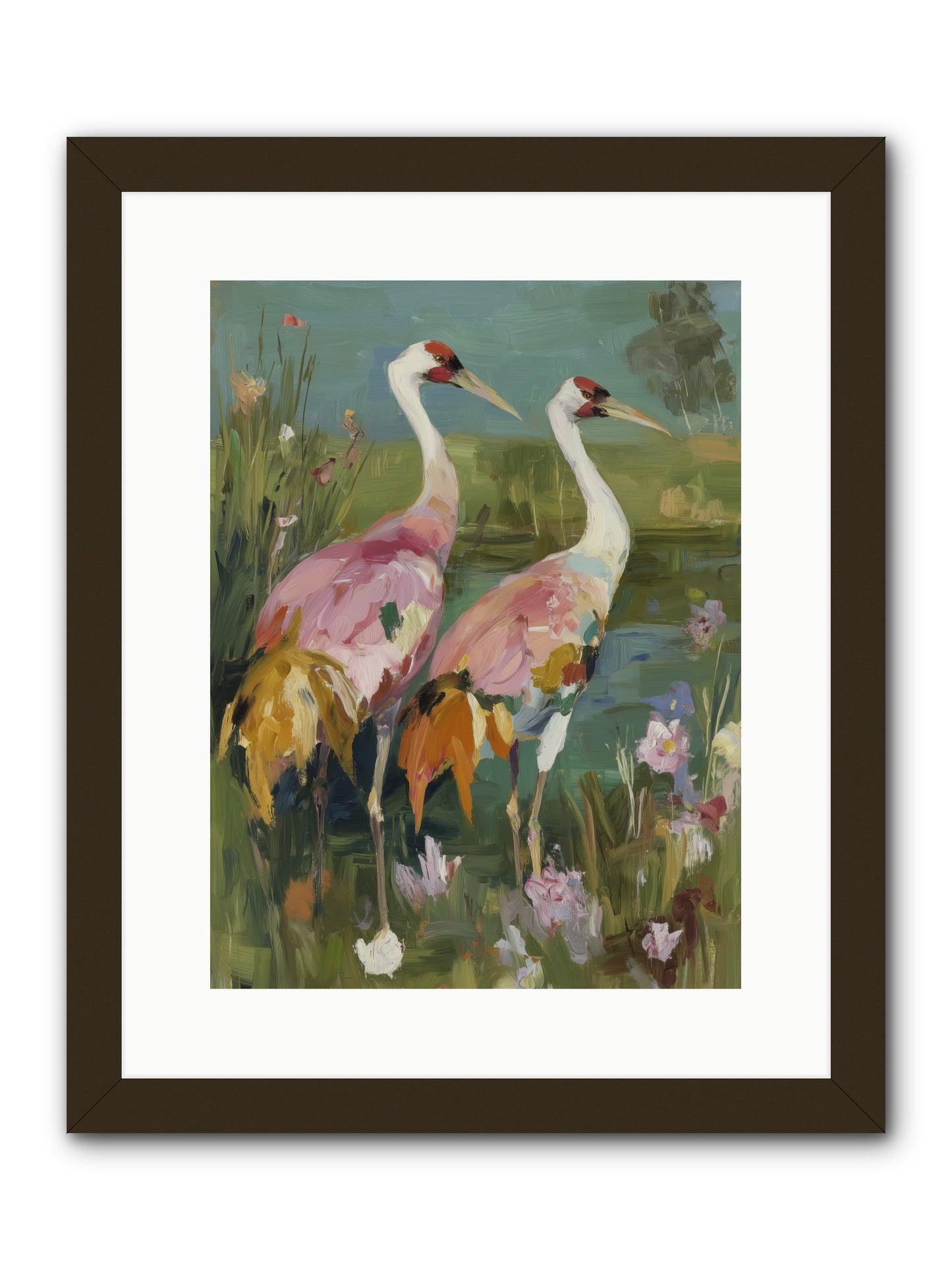 Woven Sanctuaries -- Framed Print - Black 12x16
