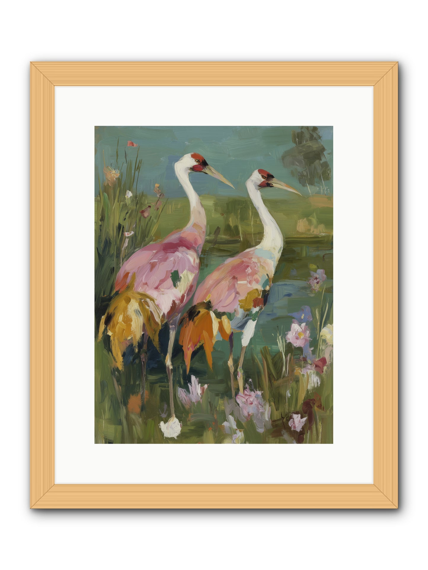 Woven Sanctuaries -- Framed Print - Natural 12x16