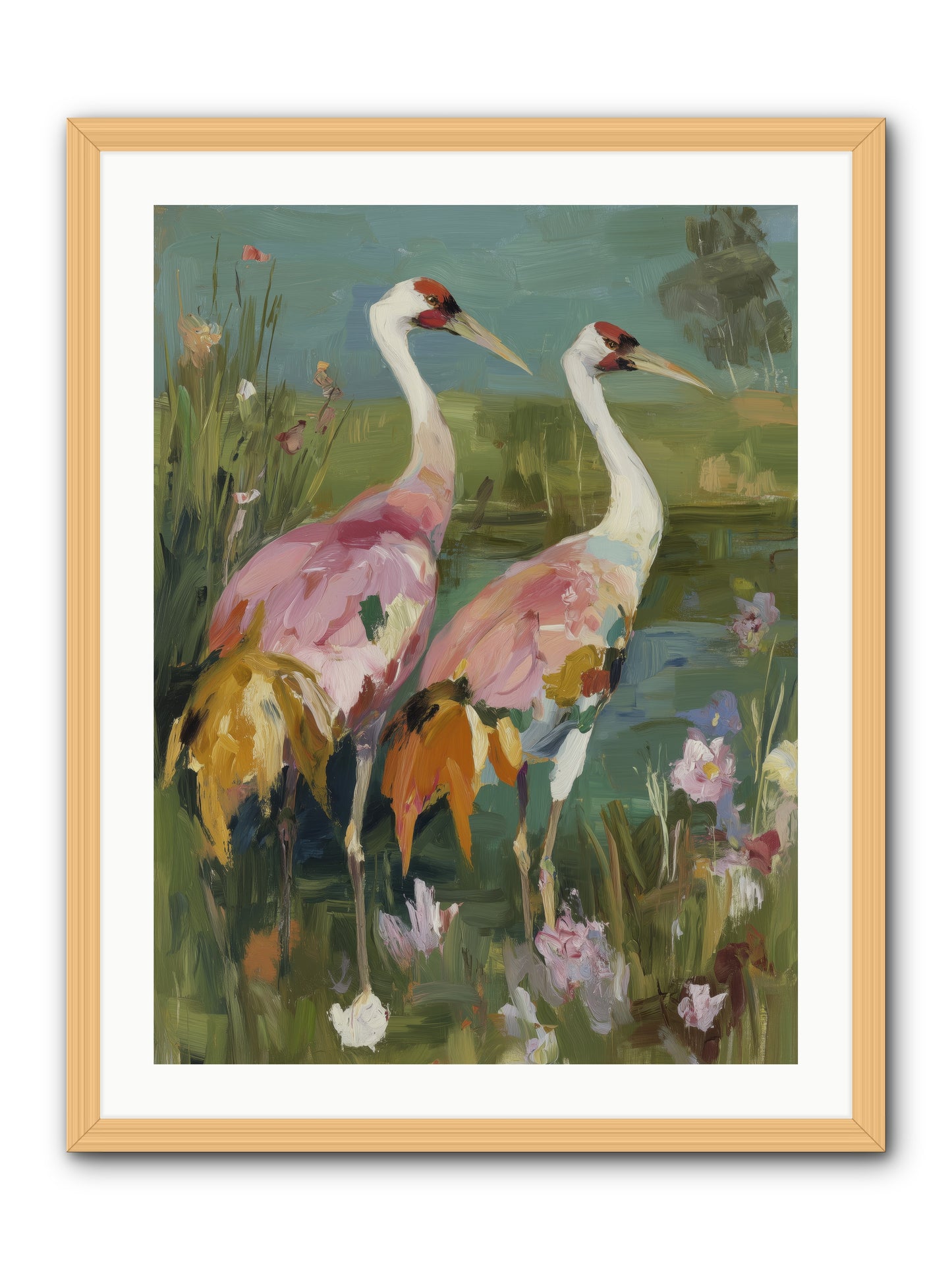 Woven Sanctuaries -- Framed Print - Natural 24x32
