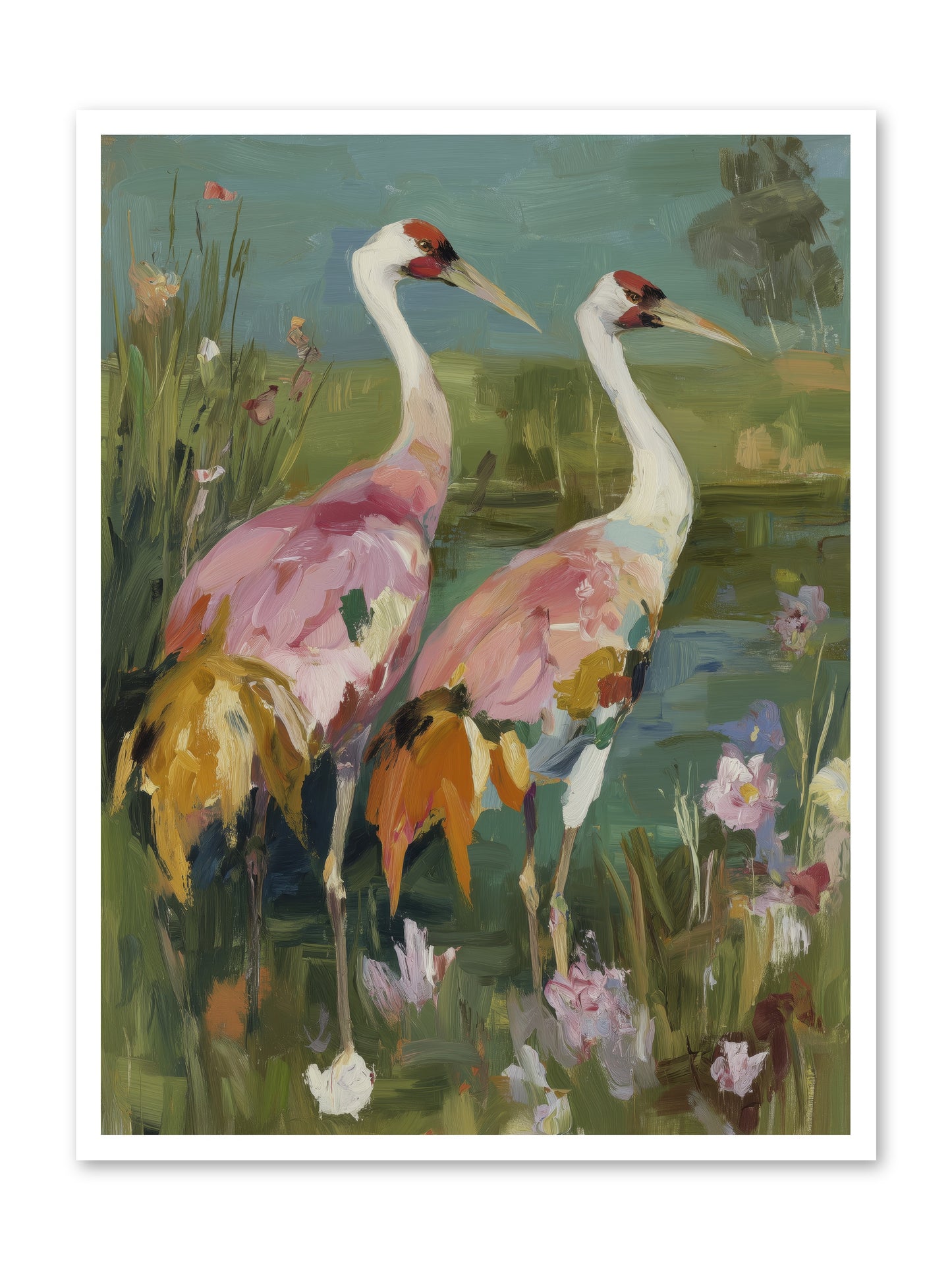 Woven Sanctuaries -- Loose Canvas Print 30x40