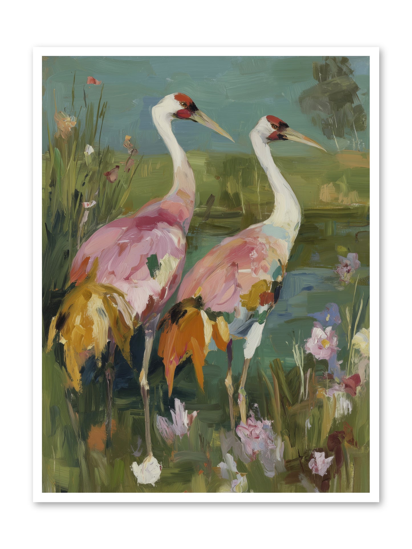 Woven Sanctuaries -- Loose Canvas Print 36x48