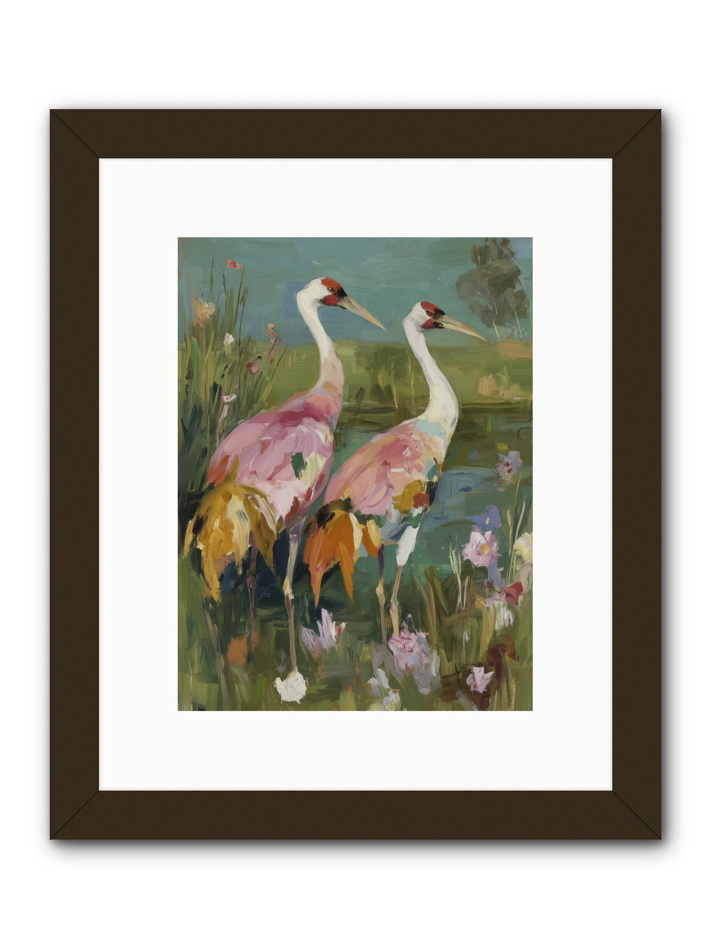 Woven Sanctuaries -- Framed Print - Black 9x12