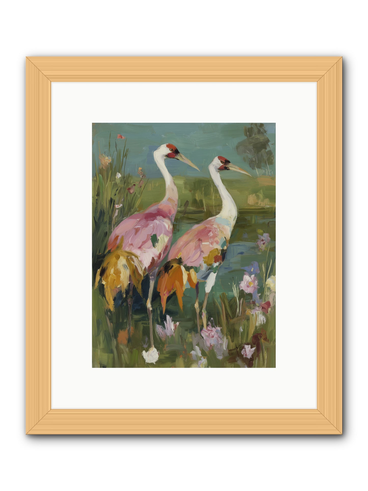 Woven Sanctuaries -- Framed Print - Natural 9x12