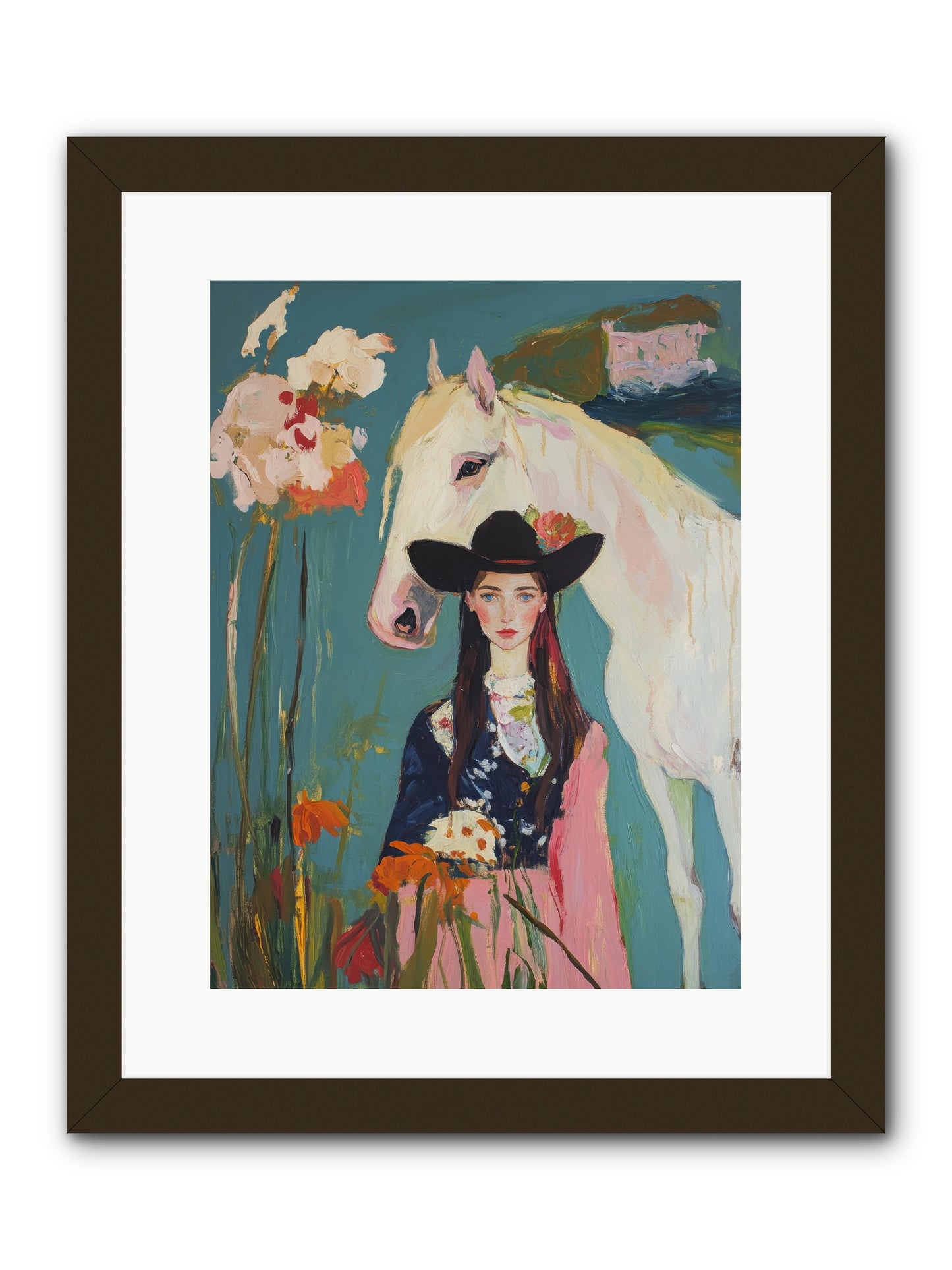 Woven Sunlight -- Framed Print - Black 12x16