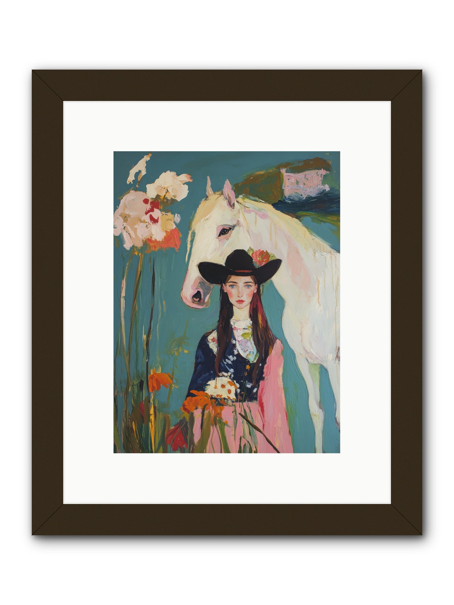 Woven Sunlight -- Framed Print - Black 9x12