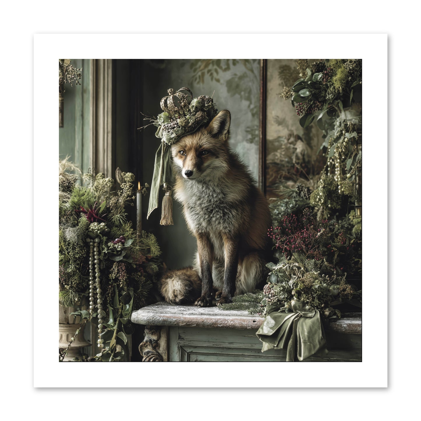 Wrapped In Moonlight -- Loose Canvas Print 12x12