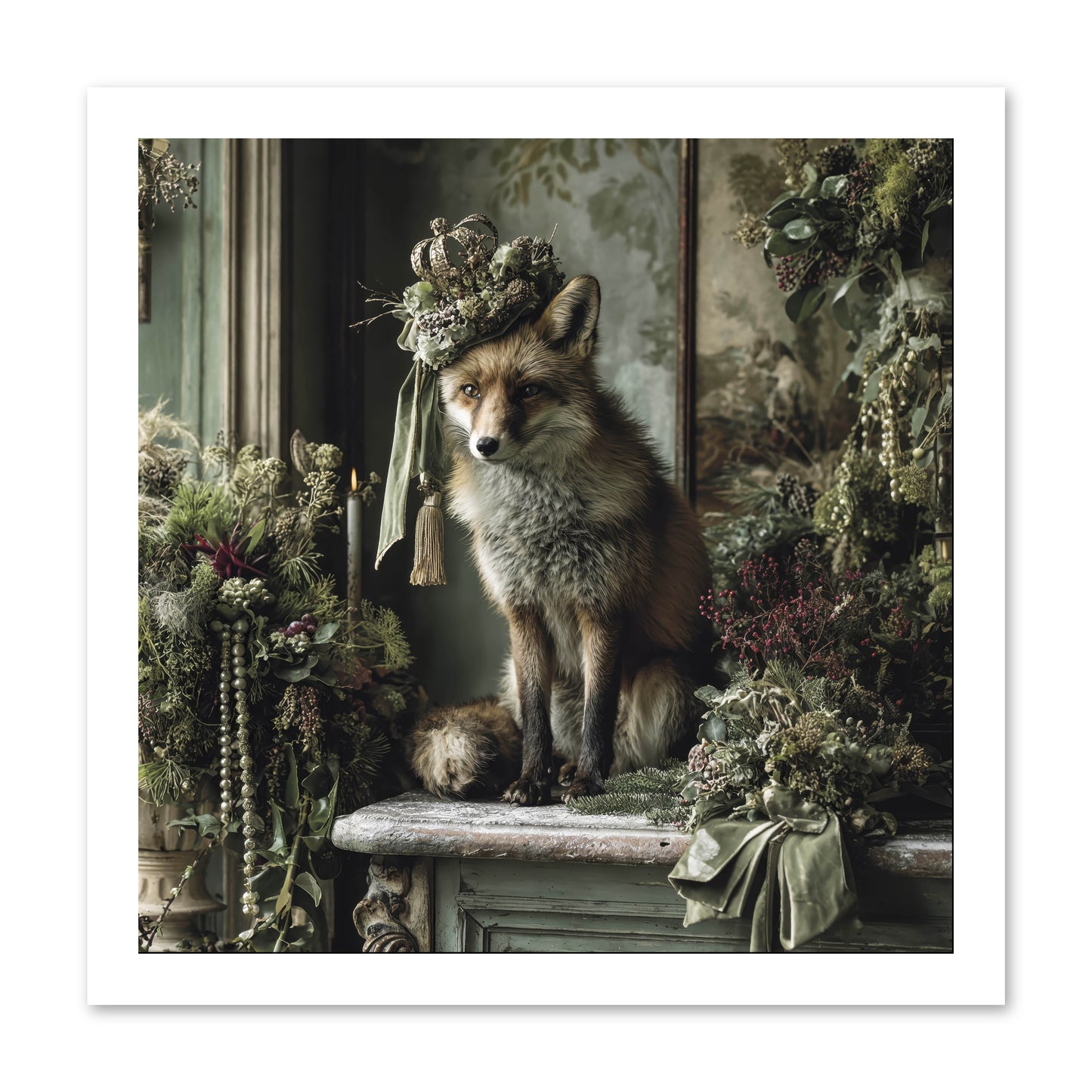 Wrapped In Moonlight -- Paper Print 16x16