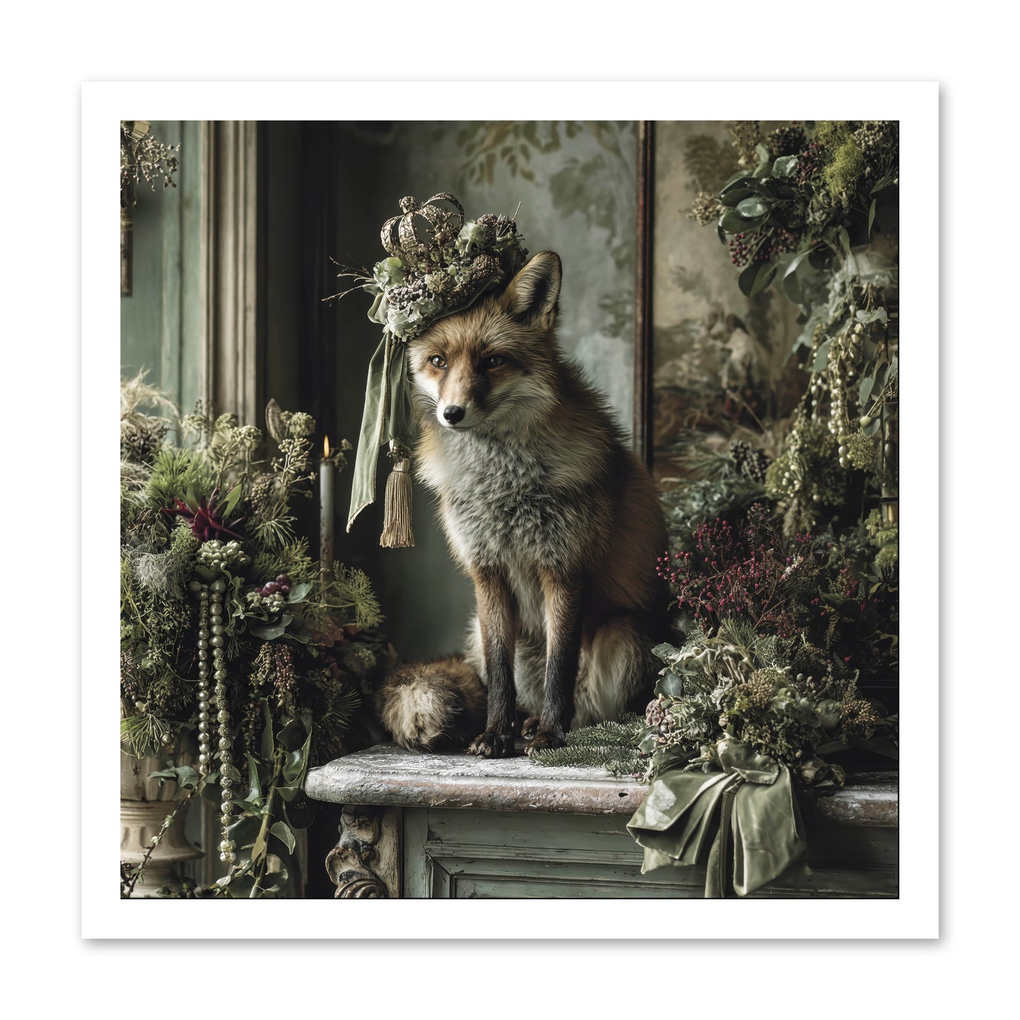 Wrapped In Moonlight -- Loose Canvas Print 20x20