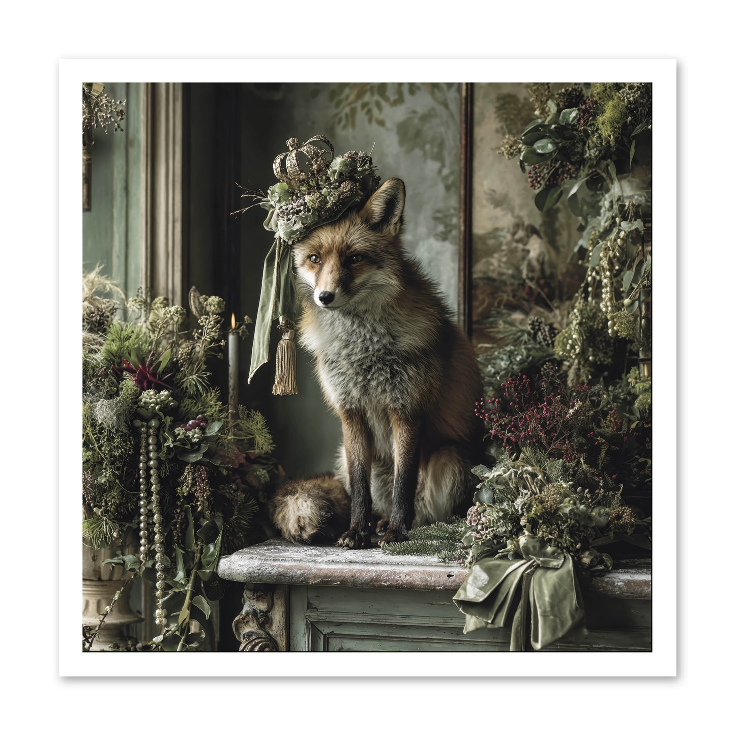 Wrapped In Moonlight -- Loose Canvas Print 24x24