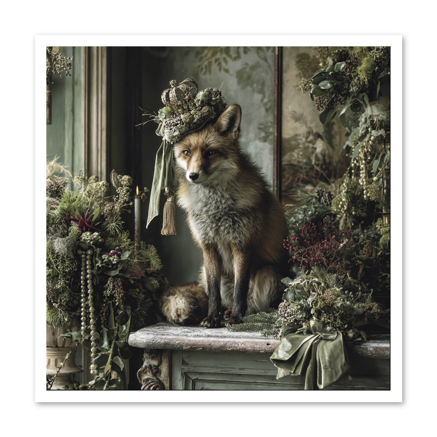 Wrapped In Moonlight -- Paper Print 30x30