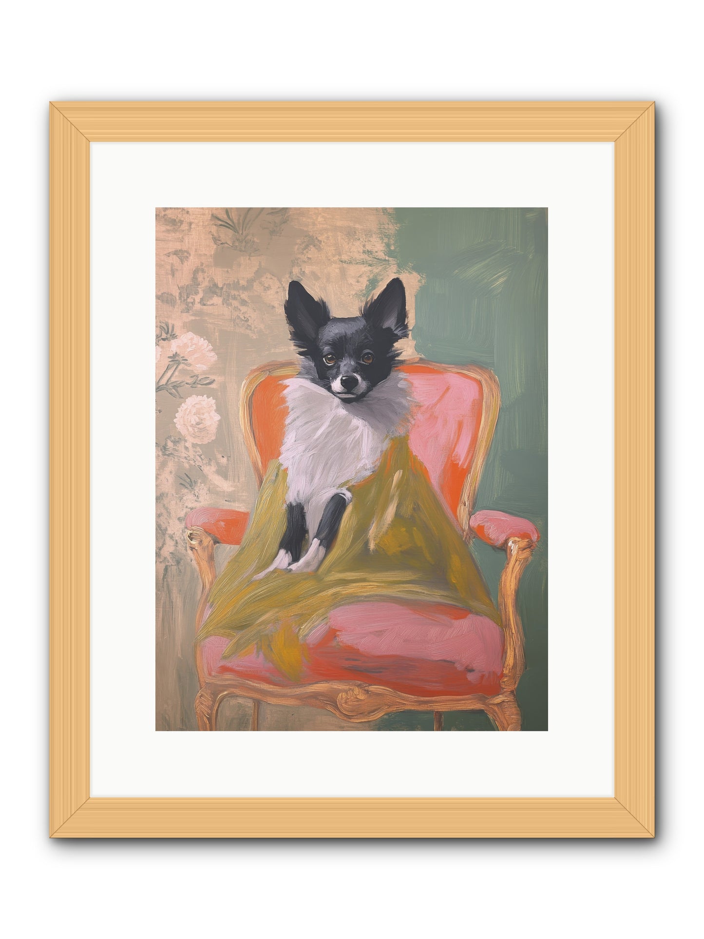 Wren -- Framed Print - Natural 12x16