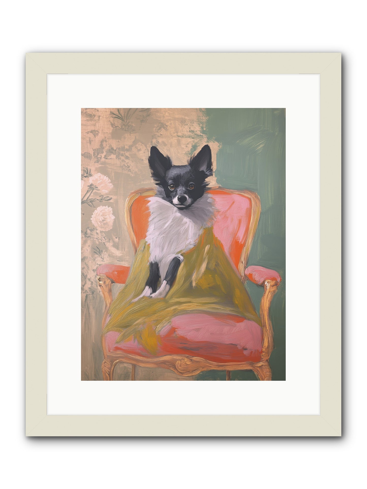 Wren -- Framed Print - White 12x16
