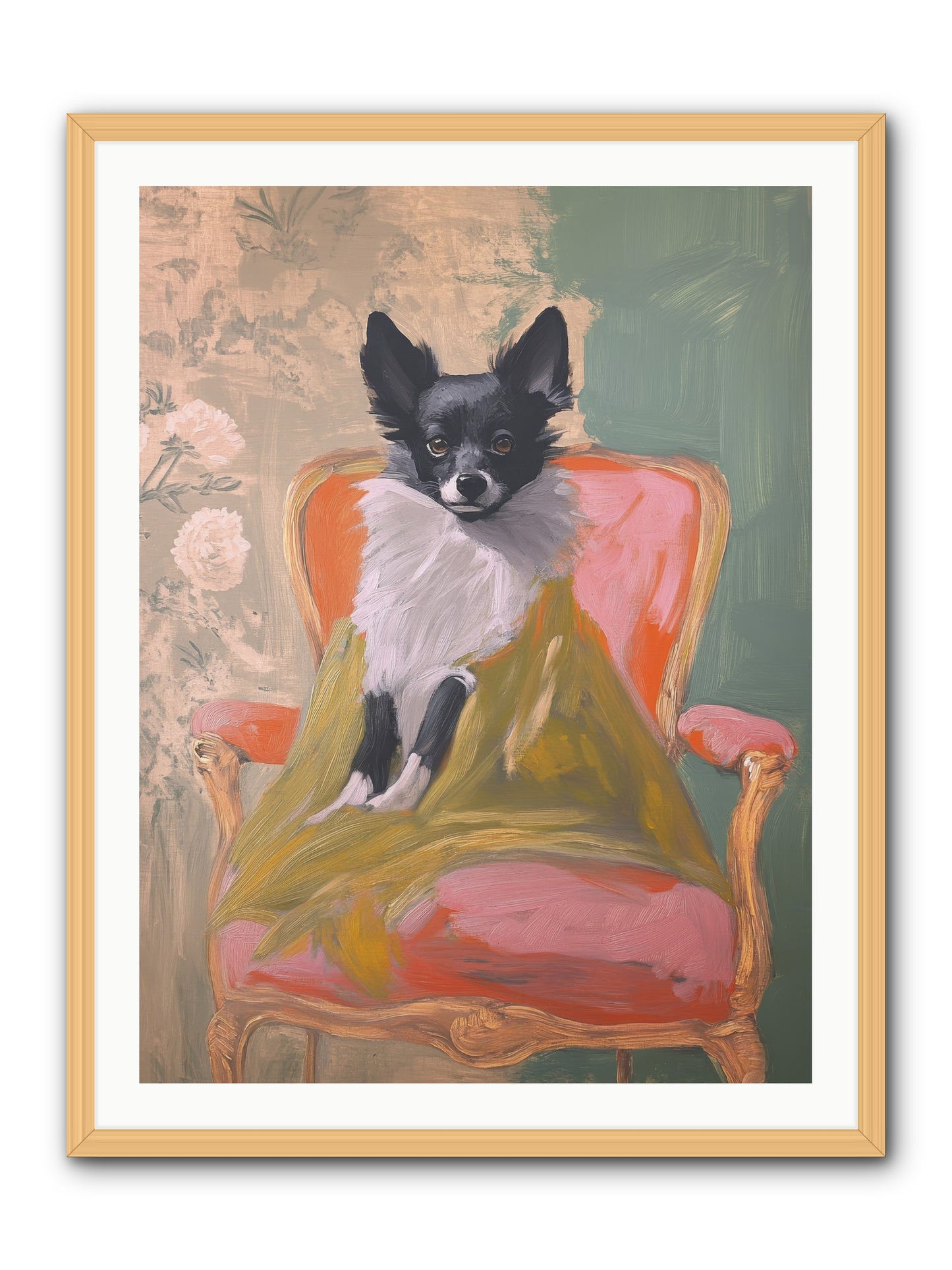 Wren -- Framed Print - Natural 30x40
