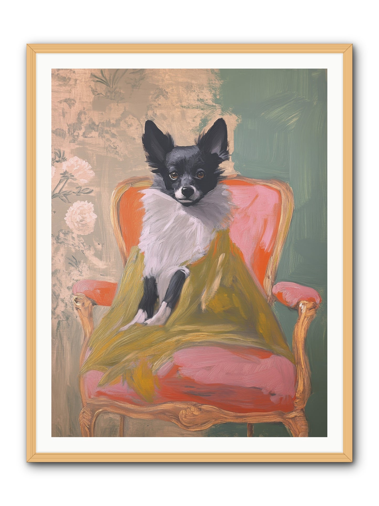 Wren -- Framed Print - Natural 36x48