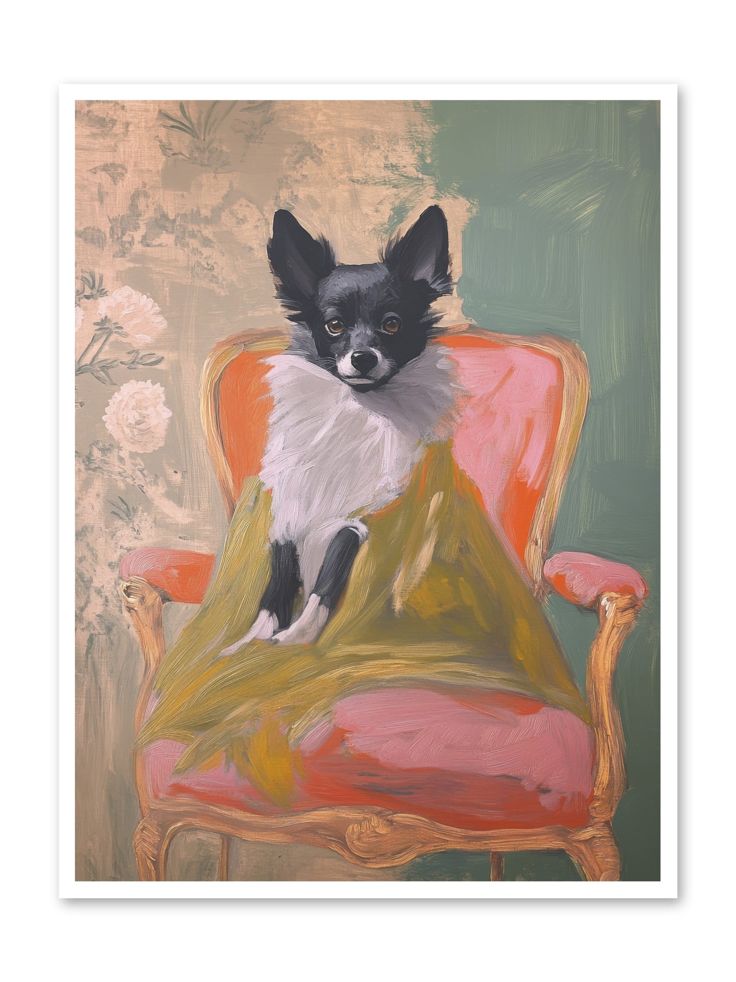 Wren -- Loose Canvas Print 36x48