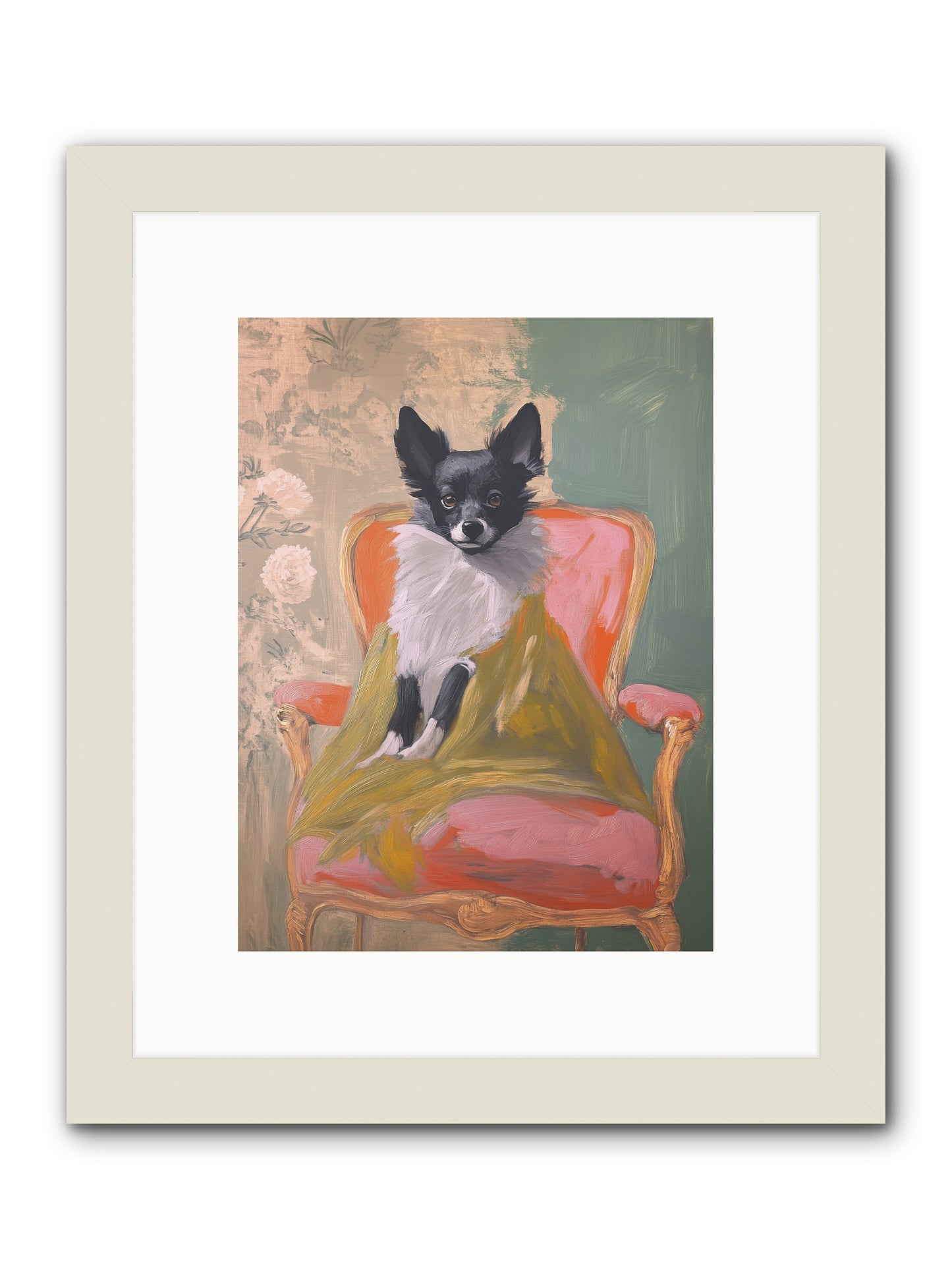 Wren -- Framed Print - White 9x12