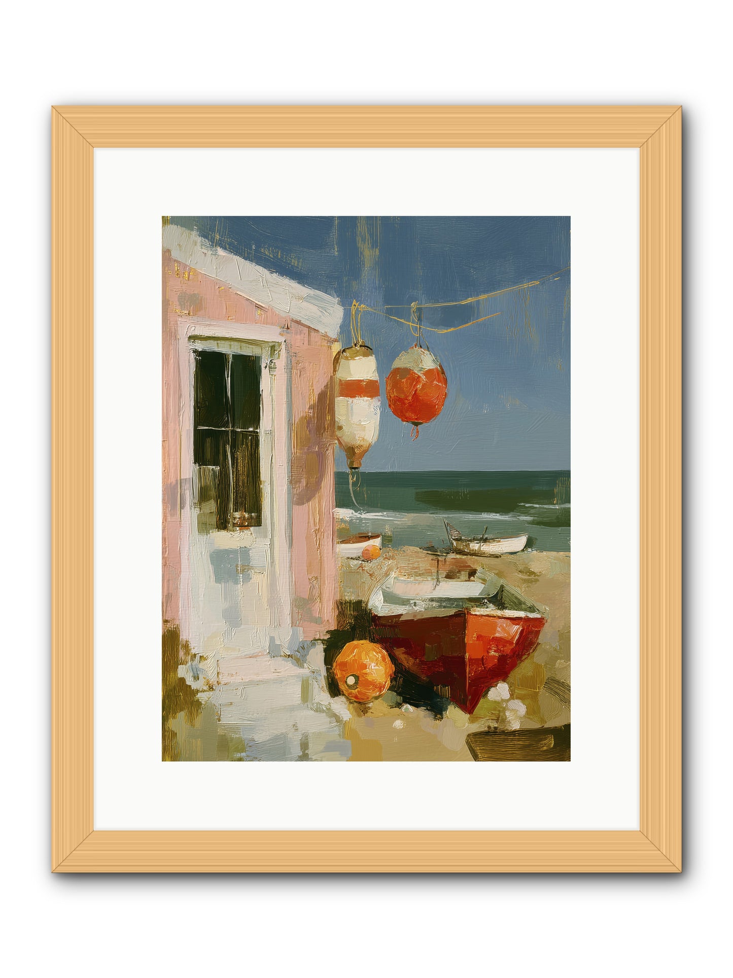 Written in Joy -- Framed Print - Natural 12x16