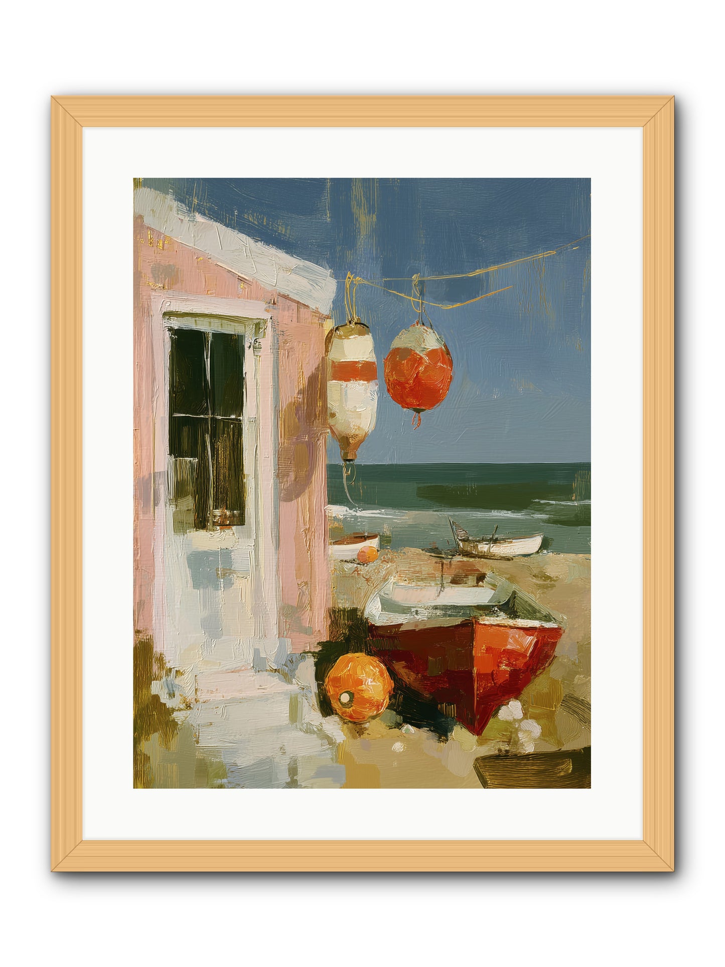 Written in Joy -- Framed Print - Natural 18x24