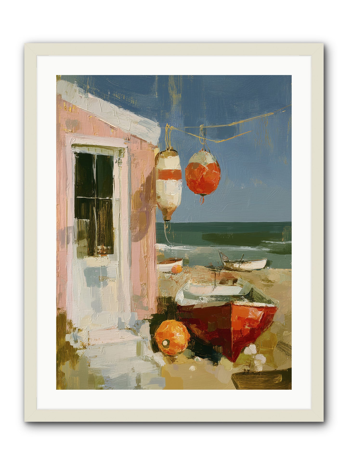 Written in Joy -- Framed Print - White 24x32