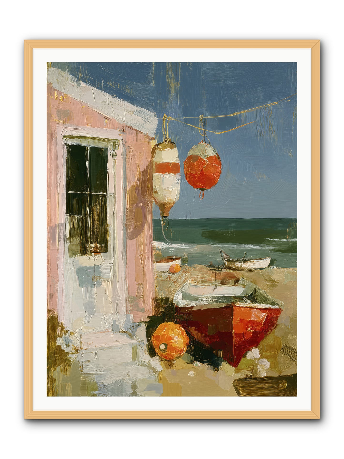Written in Joy -- Framed Print - Natural 36x48