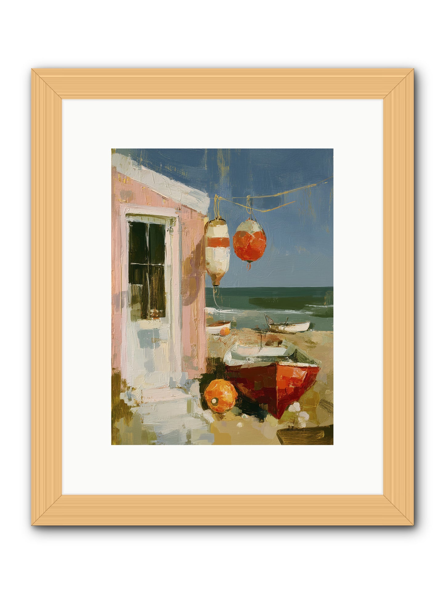 Written in Joy -- Framed Print - Natural 9x12