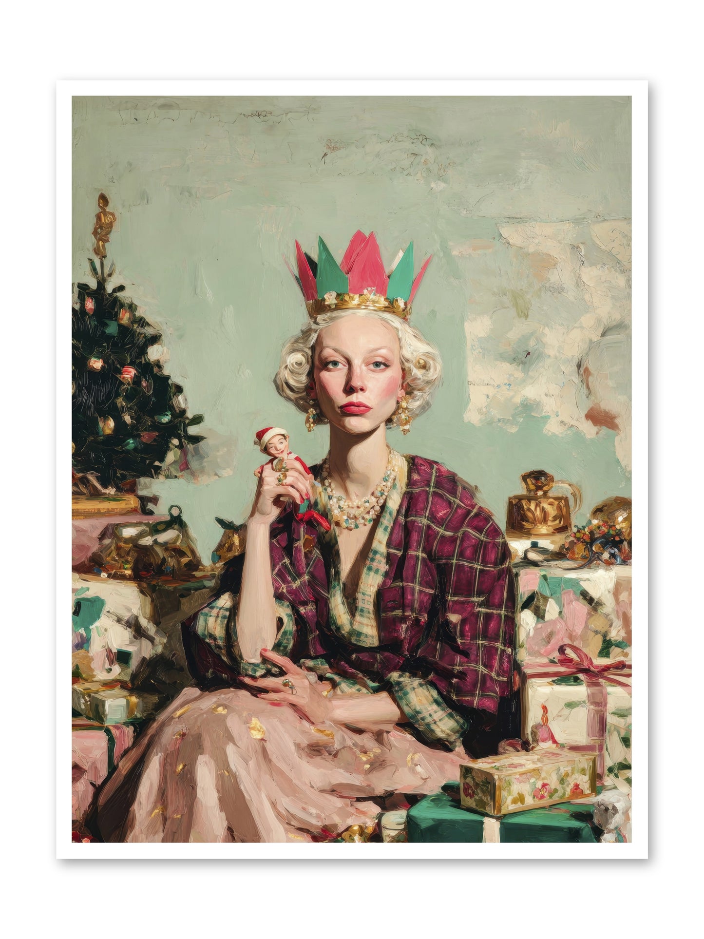 Yuletide Empress-REZ -- Paper Print 36x48