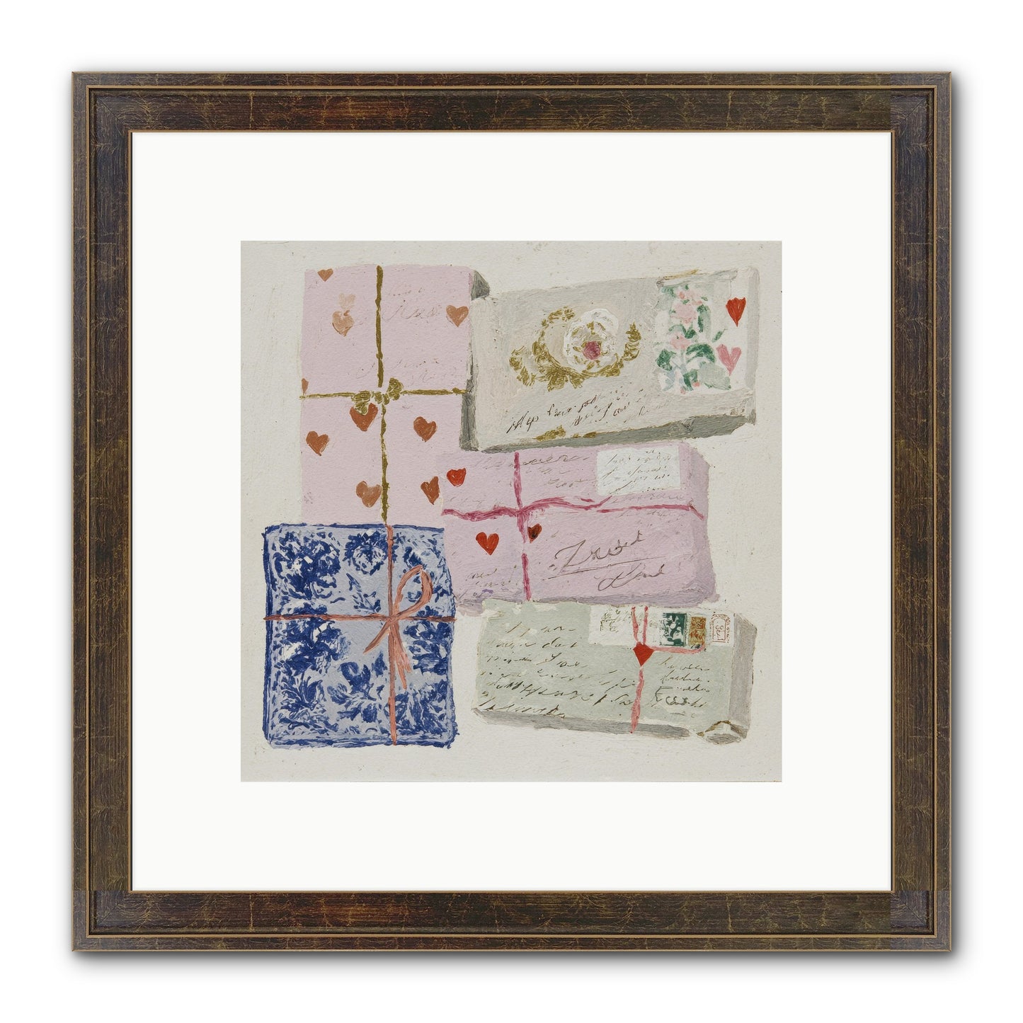 A Cabinet Of Partial Miracles Framed Print - Slimwoods Black/Gold 10x10