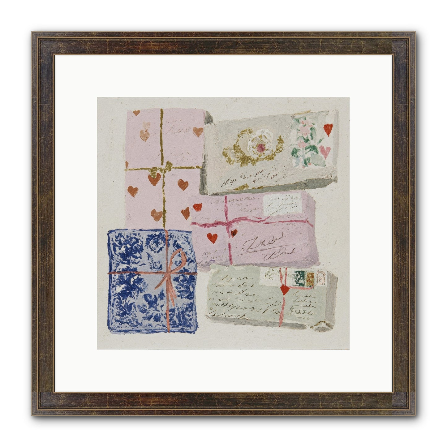 A Cabinet Of Partial Miracles Framed Print - Slimwoods Black/Gold 12x12