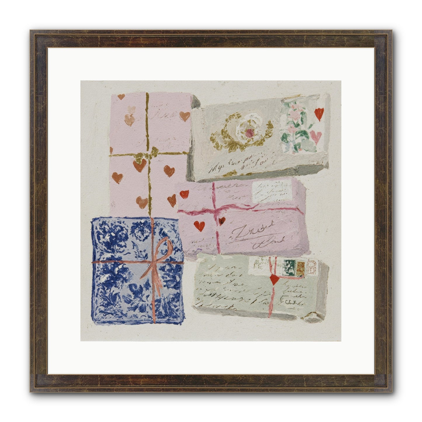 A Cabinet Of Partial Miracles Framed Print - Slimwoods Black/Gold 16x16