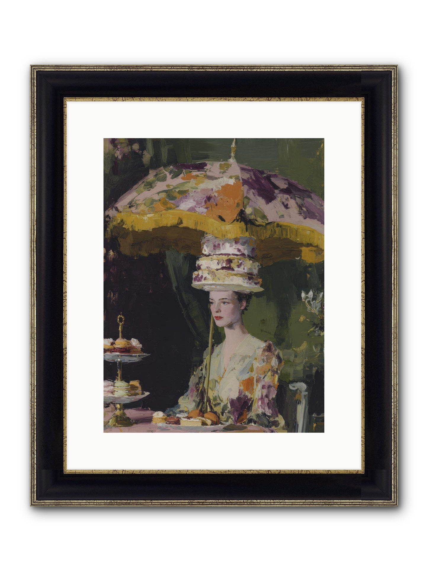 A Catalog Of Ponderous Pleasures Framed Print - Black & Gold 12x16