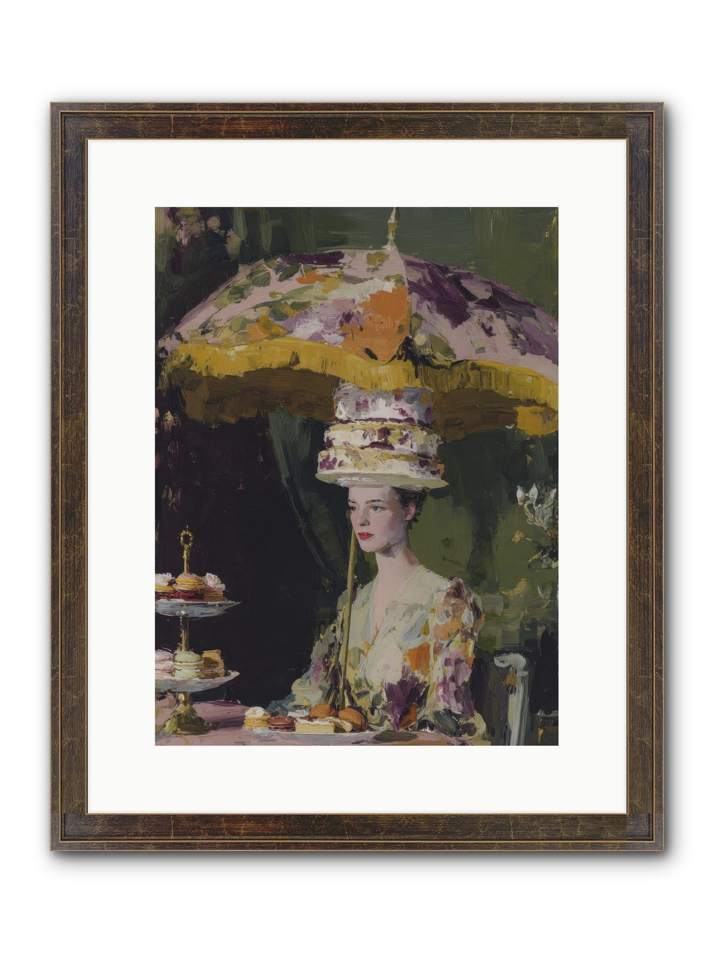 A Catalog Of Ponderous Pleasures Framed Print - Slimwoods Black/Gold 12x16