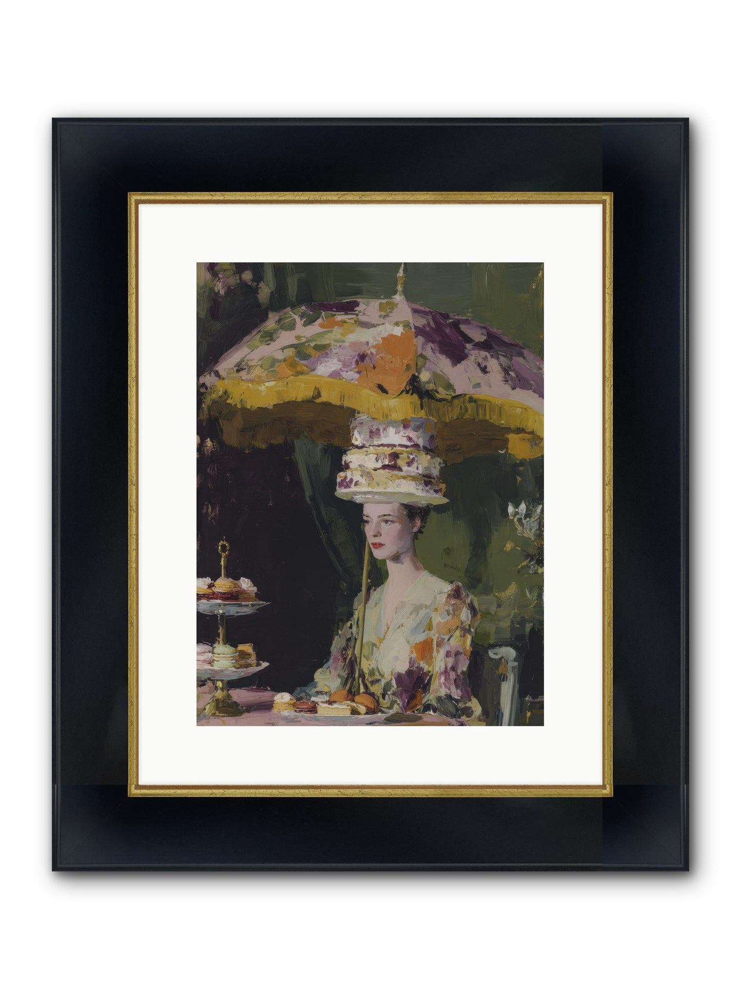 A Catalog Of Ponderous Pleasures Framed Print - Wide Black w/Gold 12x16