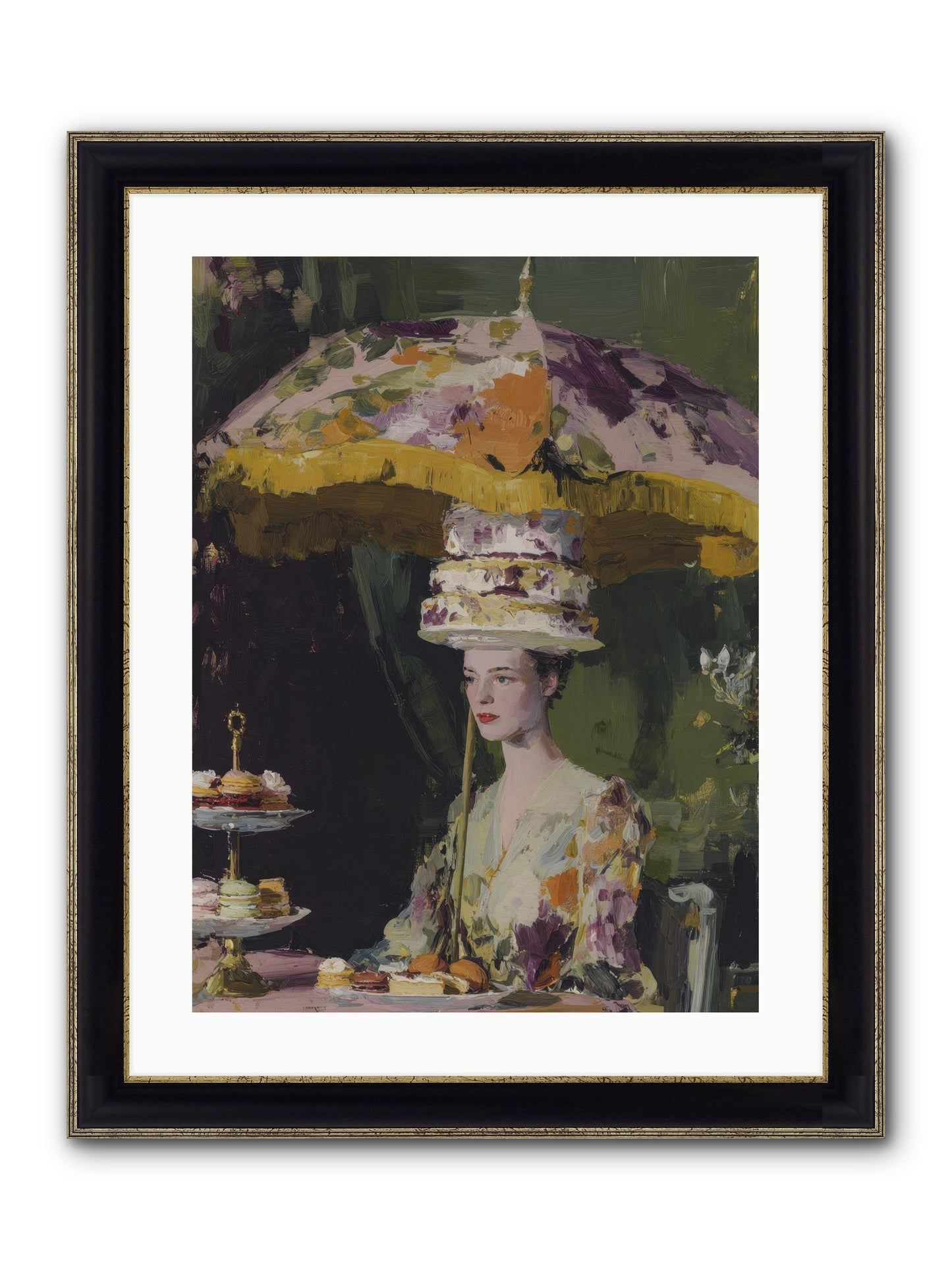 A Catalog Of Ponderous Pleasures Framed Print - Black & Gold 18x24
