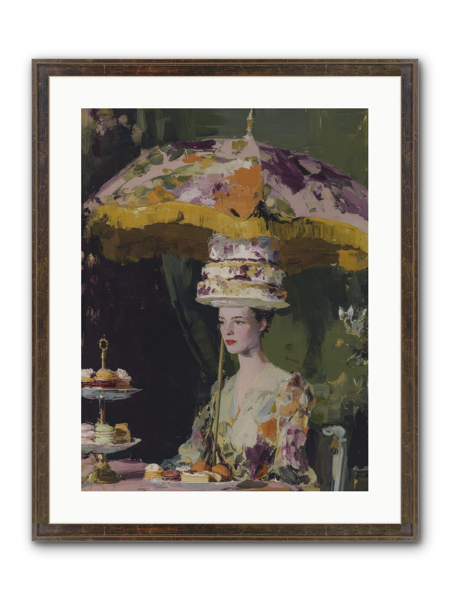 A Catalog Of Ponderous Pleasures Framed Print - Slimwoods Black/Gold 18x24