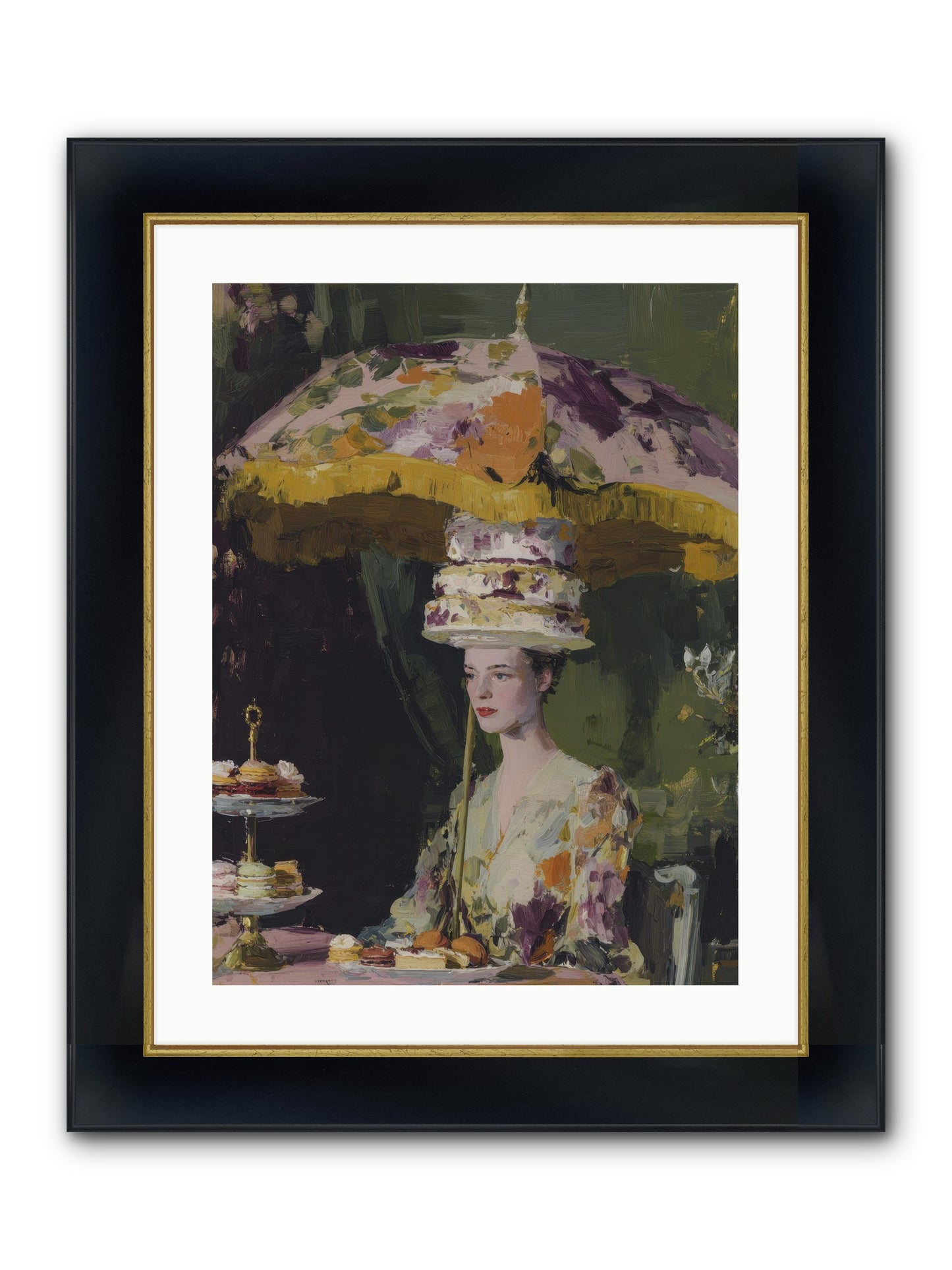 A Catalog Of Ponderous Pleasures Framed Print - Wide Black w/Gold 18x24