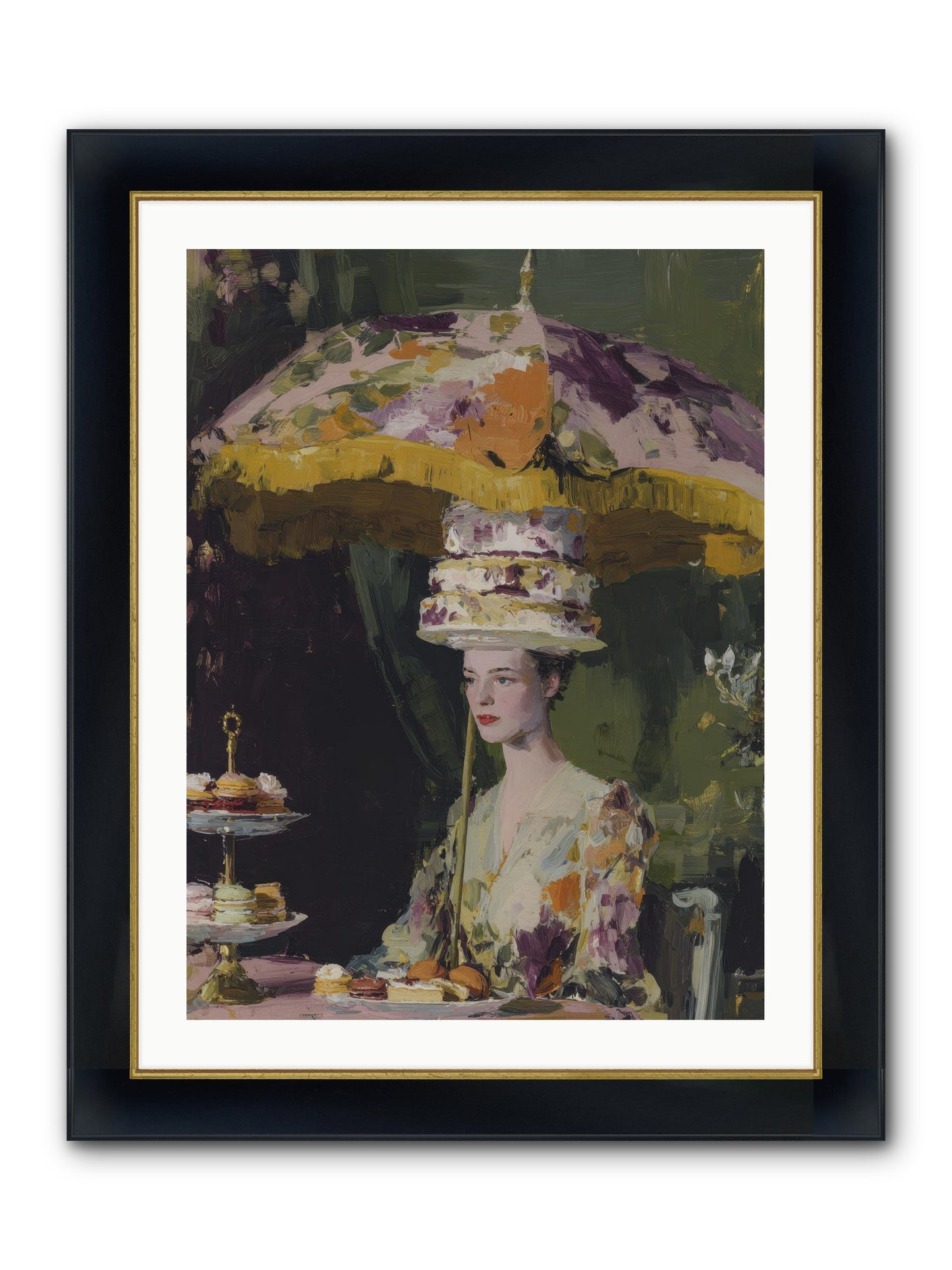 A Catalog Of Ponderous Pleasures Framed Print - Wide Black w/Gold 24x32